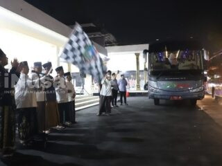 Peringati 1 Abad Masehi NU, Bupati Warsubi Lepas 1.500 Jemaah Mujahadah Kubro ke Malang