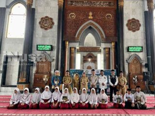 Disdikbud Jombang Gelar Tadarus Al-Qur’an Siswa SD Se-Kabupaten di Masjid Agung