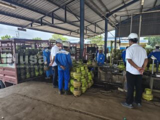 Pastikan Stok Aman, Polres Jombang Cek Ketersediaan LPG 3 Kg di Wilayahnya