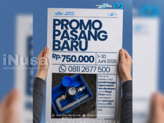 Perumdam Tirta Kencana Pangkas Tarif Instalasi Baru Sepanjang Juni 2026